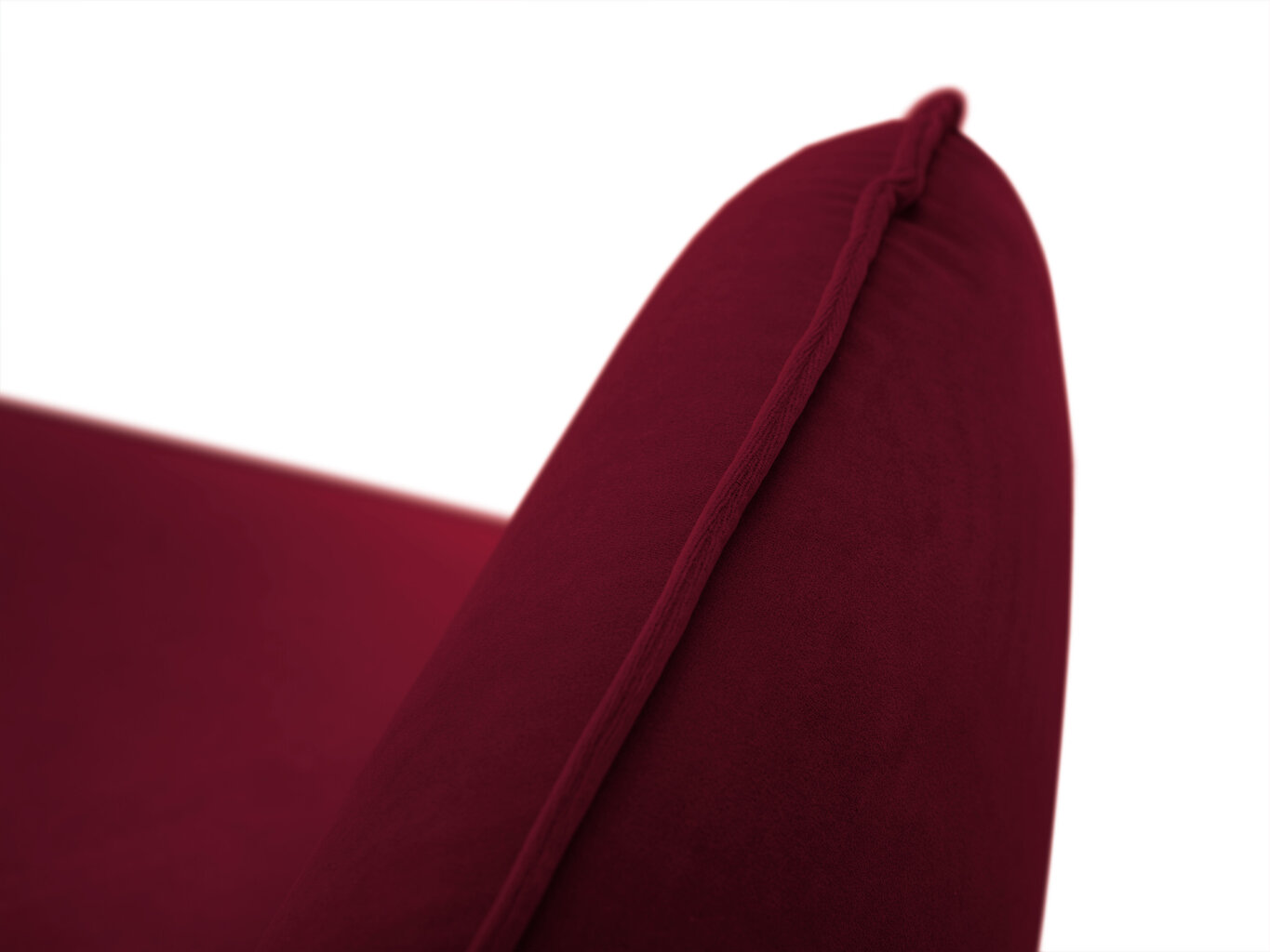 Diivan Cosmopolitan Design Vienna 2S, punane veluur hind ja info | Diivanid ja diivanvoodid | kaup24.ee