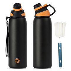 Fjbottle roostevabast terasest metallpudel 1L kuumade ja külmade jookide jaoks hind ja info | Joogipudelid | kaup24.ee