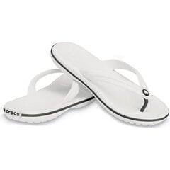 Crocs™ plätud CROCBAND FLIP, valge цена и информация | Шлепанцы, тапочки для женщин | kaup24.ee