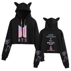 BTS Unisex Casual Print kapuuts hind ja info | Tüdrukute särgid | kaup24.ee