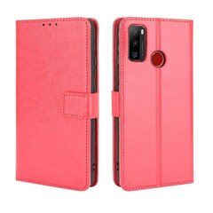 Ühildub Ulefone Note 10 Wallet Pu nahast klapitava aluse ümbrisega koos kaardipesadega, pehme TPU sisekaanega hind ja info | Telefoni kaaned, ümbrised | kaup24.ee