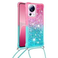 Совместимый с Xiaomi 13 Lite чехол Glitter Bling Sparkle Soft TPU бампер защитный чехол со шнурком цена и информация | Чехлы для телефонов | kaup24.ee