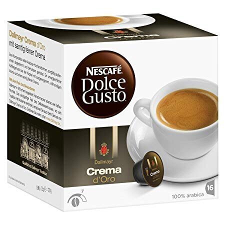 NESCAFE DOLCE GUSTO Dallmayr Crema d'Oro, 16 kaps. цена и информация | Kohv, kakao | kaup24.ee