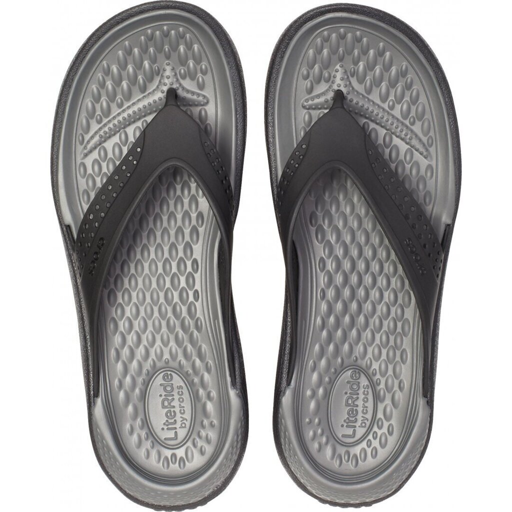 Crocs™ vabaajajalatsid LITERIDE FLIP, must hind ja info | Naiste plätud ja sussid | kaup24.ee