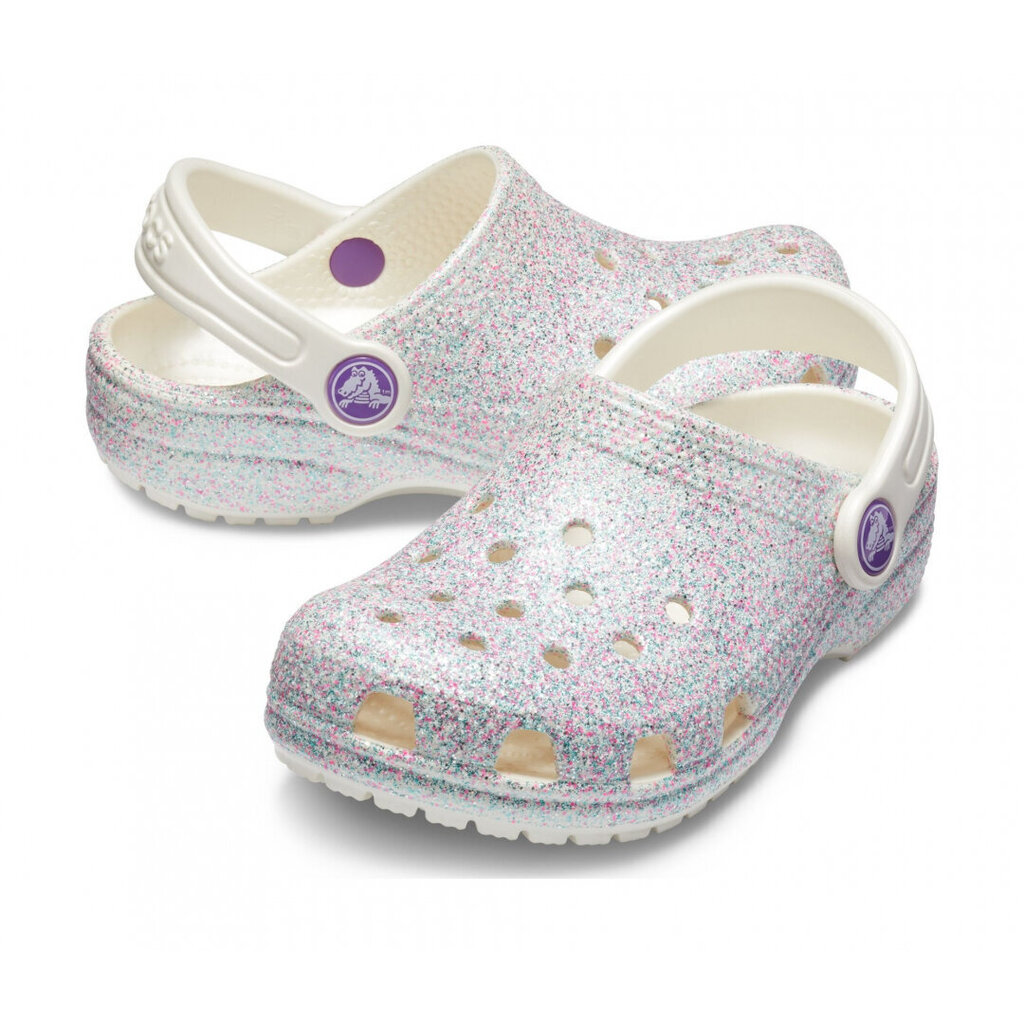 Crocs™ Kids' Classic Glitter Clog hind ja info | Laste kummijalatsid | kaup24.ee