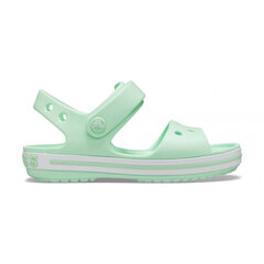 Сандалии Crocs™ для девочки Crocband Sandal Kids, зеленые цена и информация | Детские сандали | kaup24.ee