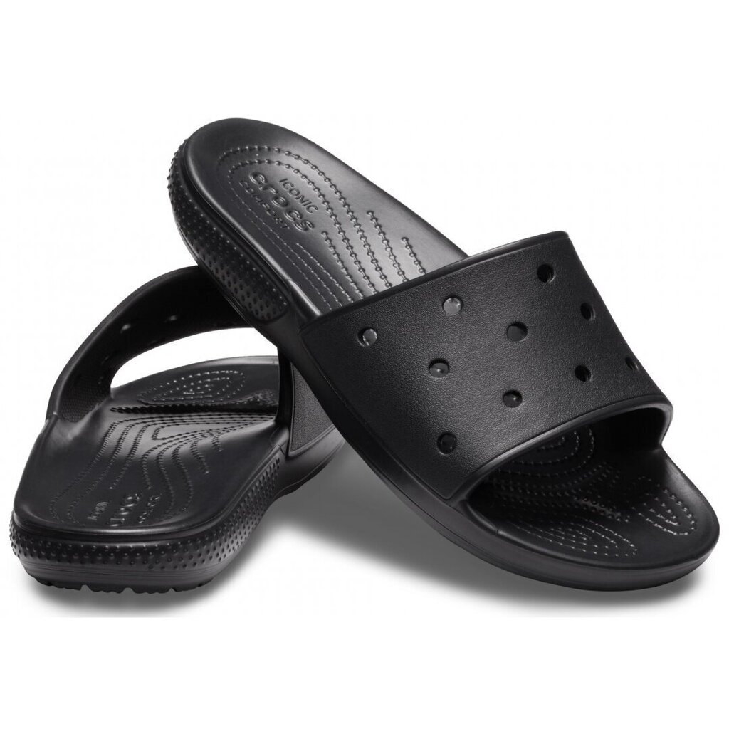 Crocs™ vabaajajalatsid CLASSIC SLIDE, must hind ja info | Naiste plätud ja sussid | kaup24.ee