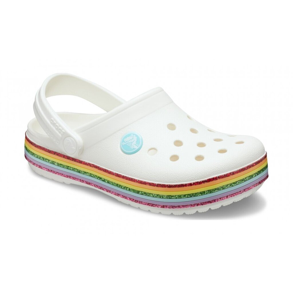 Crocs™ Crocband Rainbow Glitter Clog Kids hind ja info | Laste kummijalatsid | kaup24.ee