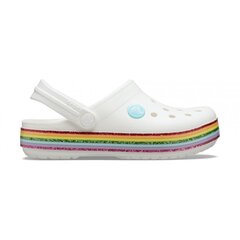 Crocs™ Crocband Rainbow Glitter Clog Kids цена и информация | Детские резиновые сабо | kaup24.ee