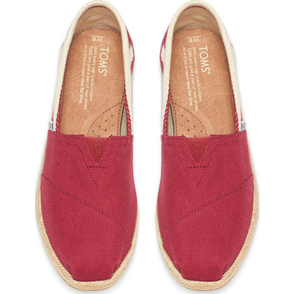 TOMS Stripe University Women's Classic Alpargata цена и информация | Naiste kingad | kaup24.ee