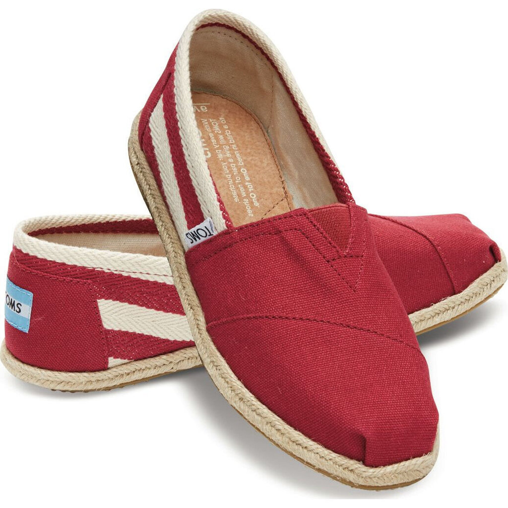 TOMS Stripe University Women's Classic Alpargata hind ja info | Naiste kingad | kaup24.ee