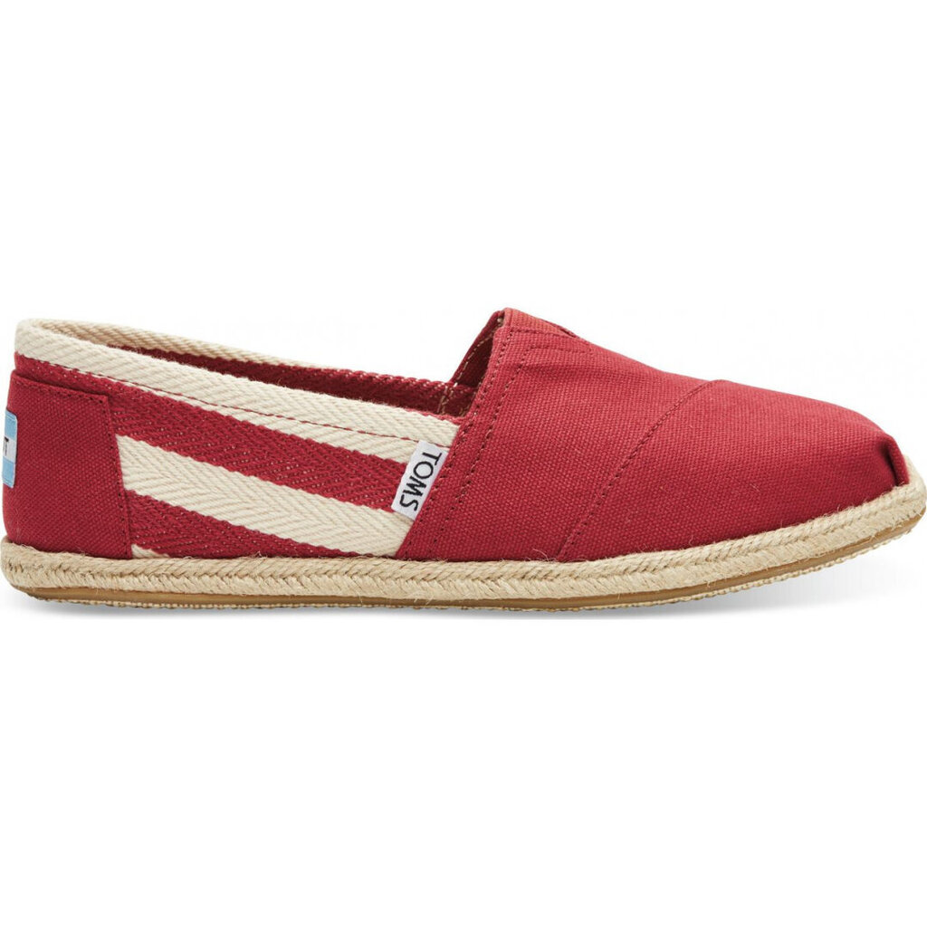 TOMS Stripe University Women's Classic Alpargata цена и информация | Naiste kingad | kaup24.ee