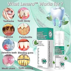 1-3 vnt Lenaro Probiotics Bright Whitening Teth Mousse, Lenaro Oral Repair Mousse цена и информация | Для ухода за зубами | kaup24.ee