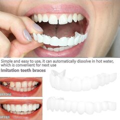 2x Smile Dental kunsthammaste kate Perfect Smile laminaadid Comfort Fit Flex proteesihambad цена и информация | Для ухода за зубами | kaup24.ee