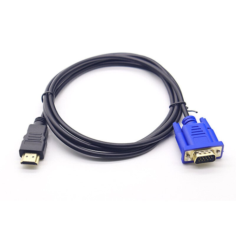 CCTV kaabel ja adapter HDMI-VGA konverteerimiskaabel 1080P HDMI-VGA-kaabli adapter 1,8 m (ilma kiibita) INORCO цена и информация | USB jagajad, adapterid | kaup24.ee