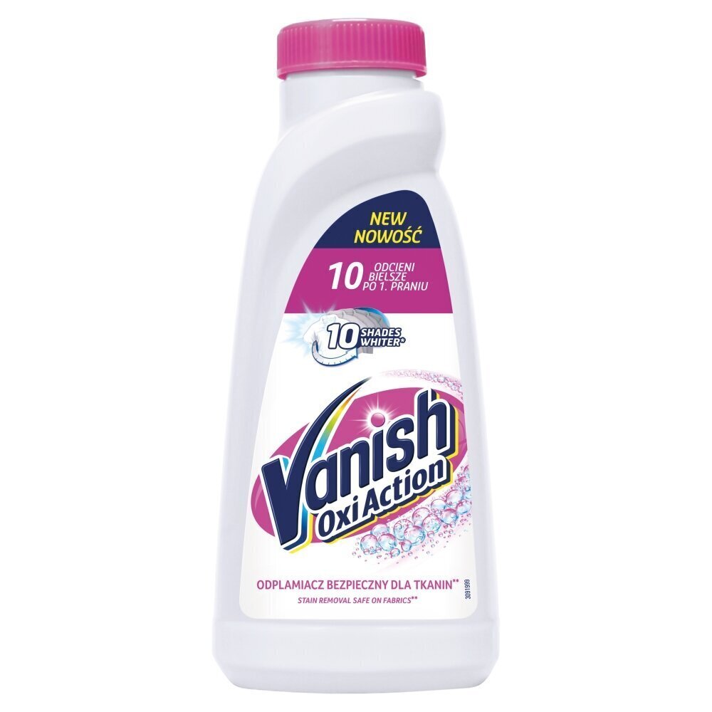 Plekieemaldusgeel VANISH Oxi Action White, 0.5 l цена и информация | Puhastusvahendid | kaup24.ee