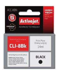 ActiveJet ACC-8BK Canon CLI-8BK, must цена и информация | Картриджи для струйных принтеров | kaup24.ee