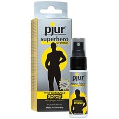 Средство от эякуляции Pjur Superhero Strong Performance Spray, 20 мл цена и информация | Анальный лубрикант Pjur BACK DOOR Relaxing Anal Glide, 100 мл | kaup24.ee