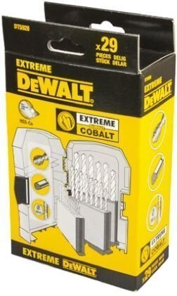 Metallipuuride komplekt Dewalt 1-13mm DT4957 цена и информация | Käsitööriistad | kaup24.ee