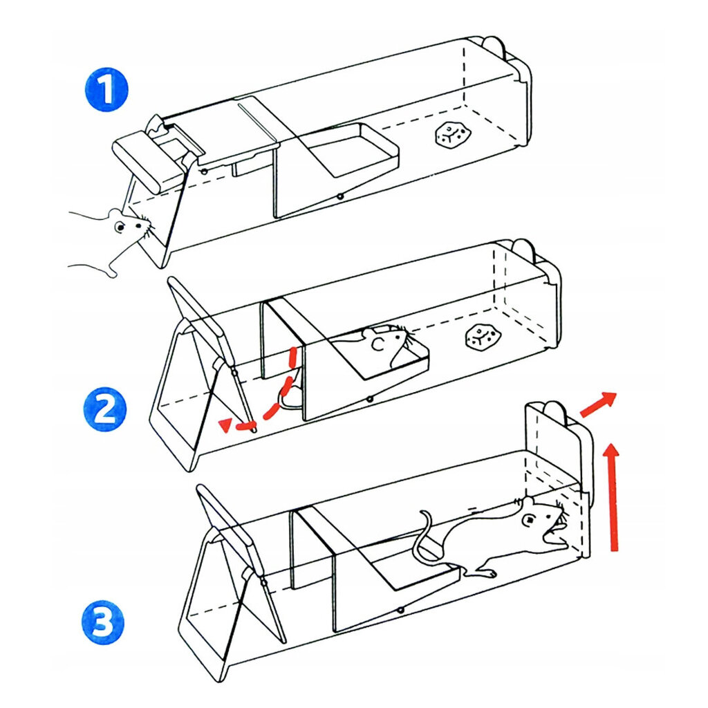 Trixie hiirte püüdja, 5 tk цена и информация | Närilised, mutid | kaup24.ee