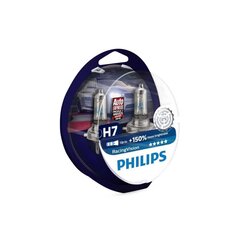 Pirnide komplekt Philips H7 12V/55W +150% Philips Racing Vision, 12972RVS2 hind ja info | Autopirnid | kaup24.ee