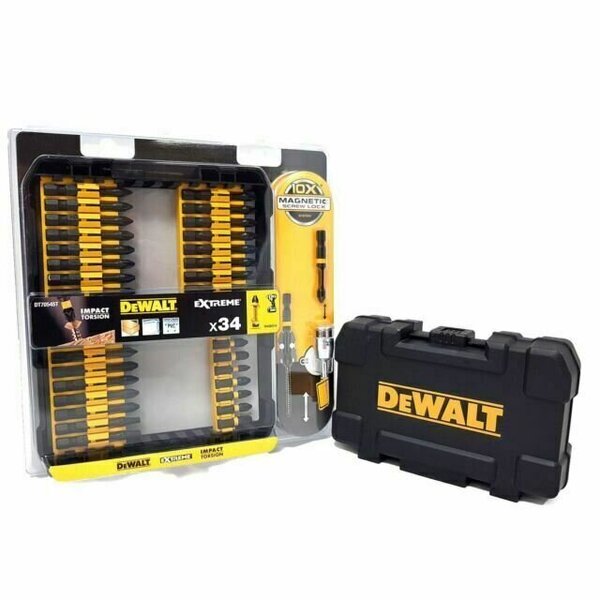 Otsikute komplekt Dewalt PZ1,2,3 PH1,2,3 T20,25 - DT70545T, 34 tk hind |  kaup24.ee