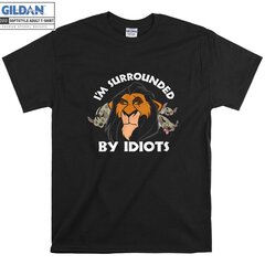 The Lion King Scar Surrounded By Idiots T shirt T-shirt цена и информация | Мужские футболки | kaup24.ee