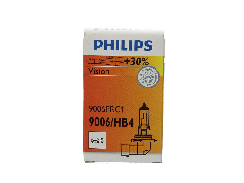 Pirn 12V HB4 51W +30% VISION PHILIPS 9006PRC1 цена и информация | Autopirnid | kaup24.ee
