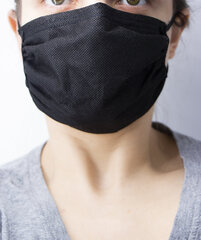 Одноразовая маска для лица, черная (10 шт.) цена и информация | Аптечки | kaup24.ee