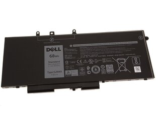 Аккумулятор Dell Latitude 5480/5490/5280/5290/5580/5590/5491/5591, Precision 3520/3530, 4 ячейки, 68 Втч, GJKNX цена и информация | Аккумуляторы для ноутбуков | kaup24.ee