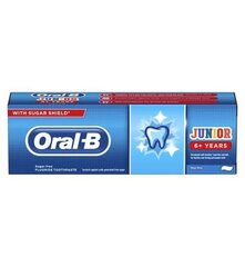 Детская зубная паста ORAL B Junior 6+ 75 мл цена и информация | Косметика для мам и детей | kaup24.ee