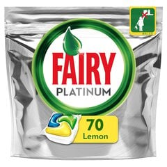 Nõudepesumasina kapslid FAIRY All in 1 Platinum Lemon, 70 kapslit цена и информация | Средства для мытья посуды | kaup24.ee