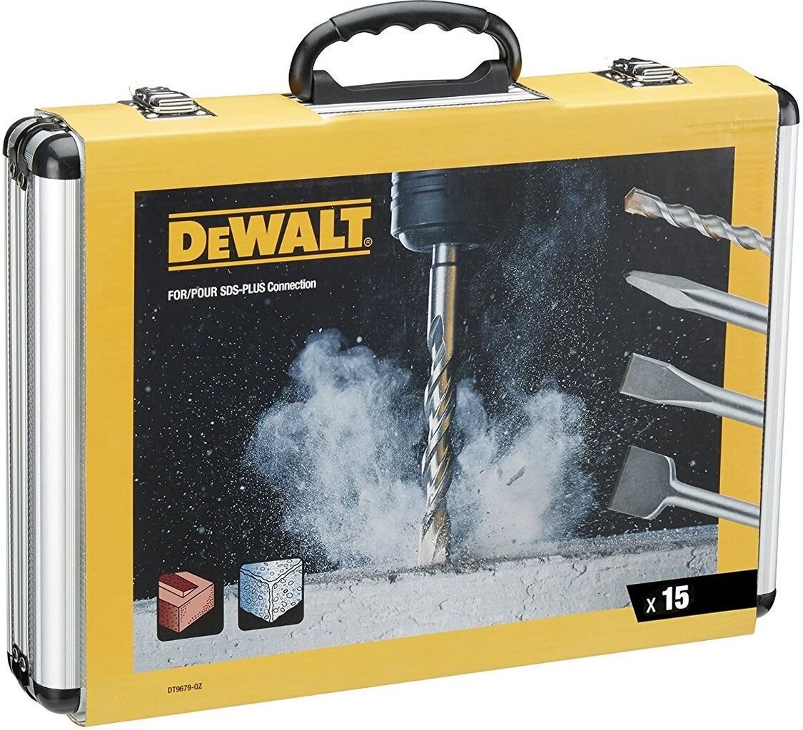 Puur Dewalt SDS+ 5-12mm ja peitlite komplekt DT9679, 15 tk hind ja info | Käsitööriistad | kaup24.ee