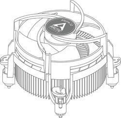 Protsessori jahuti Arctic Alpine 12 (ACALP00027A) hind ja info | Protsessori jahutid | kaup24.ee