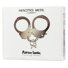 Металлические наручники "Menottes Metal" - Silver цена и информация | Adrien Lastic Эротические товары | kaup24.ee