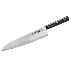 Samura DAMASCUS 67 Универсальный Кухонный нож Шевповора 240 мм из AUS 10 Дамасской стали 61 HRC (67-слойный) цена и информация | Ножи и аксессуары для них | kaup24.ee