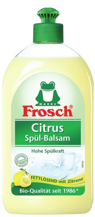 Nõudepesupalsam Frosch sidrun 500 ml hind ja info | Nõudepesuvahendid | kaup24.ee