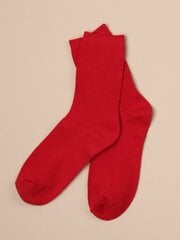 Solid Crew Socks·Red·one-size цена и информация | Мужские носки | kaup24.ee