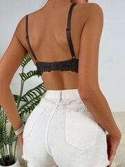 Lilleline pitsrakmed Underwire rinnahoidja pesu·must·85D цена и информация | Бюстгальтеры | kaup24.ee