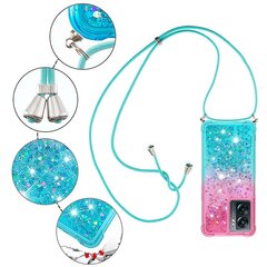 Совместимый с Oneplus Nord N300 чехол Glitter Bling Sparkle Soft Tpu бампер защитный чехол со шнурком цена и информация | Чехлы для телефонов | kaup24.ee