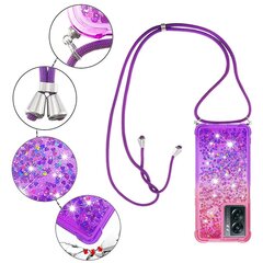 Совместимый с Oneplus Nord N300 чехол Glitter Bling Sparkle Soft Tpu бампер защитный чехол со шнурком цена и информация | Чехлы для телефонов | kaup24.ee