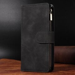 Совместимость с Xiaomi Poco M4 Pro 5g Premium Pu Leather Магнитная сумка на молнии Карман для карточек Чехол цена и информация | Чехлы для телефонов | kaup24.ee