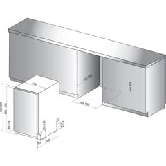 Посудомоечная машина Whirlpool WSIC 3M27 C цена и информация | Посудомоечные машины | kaup24.ee