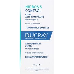 Kreem - antiperspirant kätele ja jalgadele Ducray Hidrosis Control 50 цена и информация | Кремы, лосьоны для тела | kaup24.ee