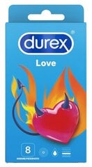 Kondoomid Durex Love, 8 tk. hind ja info | Kondoomid | kaup24.ee