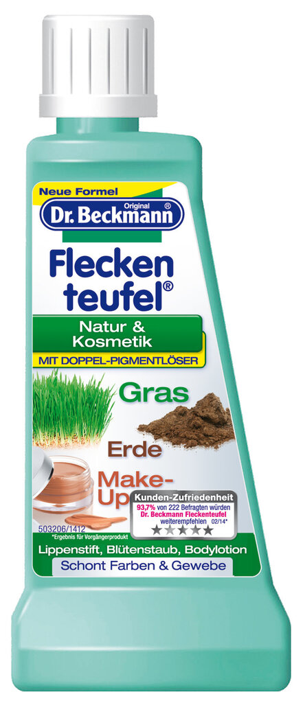 Plekieemaldaja DR. BECKMANN, 50 ml muru, muld, meik цена и информация | Pesuvahendid | kaup24.ee