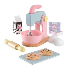 Mängu mikser tarvikutega Kidkraft Wooden Baking Set - Pastel 63371 цена и информация | Игрушки для девочек | kaup24.ee