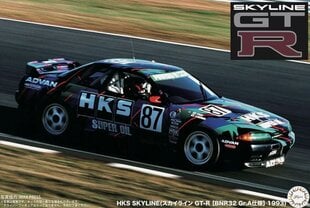 Liimitav mudel Fujimi Axes No.8 Nissan Skyline GT-R HKS BNR32 Gr.A 1993 142098 1/12 hind ja info | Liimitavad mudelid | kaup24.ee