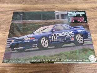 Liimitav mudel Fujimi Axes No.9 Nissan Skyline GT-R Calsonic BNR32 1993 JT 142135 1/12 hind ja info | Liimitavad mudelid | kaup24.ee