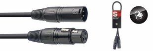 DMX кабель Stagg XLR/f - XLR/m 0.5 м цена и информация | Кабели и провода | kaup24.ee